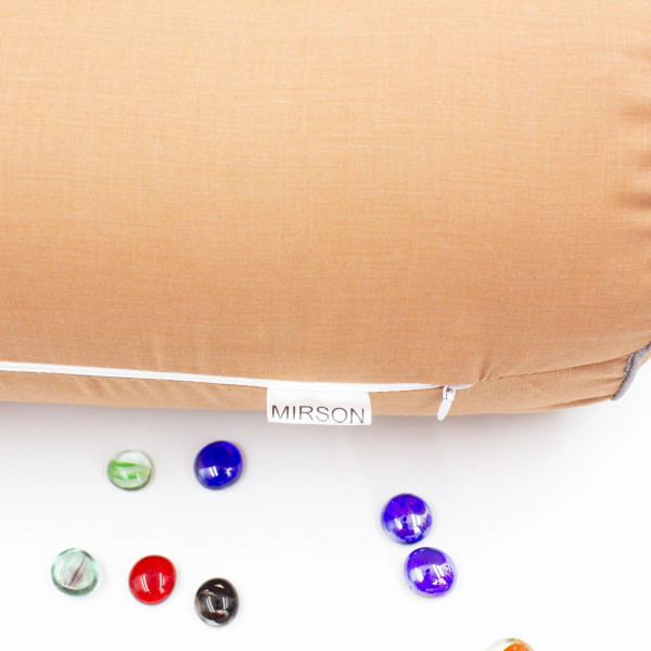 Фото - Подушка валик MirSon №8110 Naturale Line 15-1511 Federica EcoSilk 70х16 см (2200006248019)