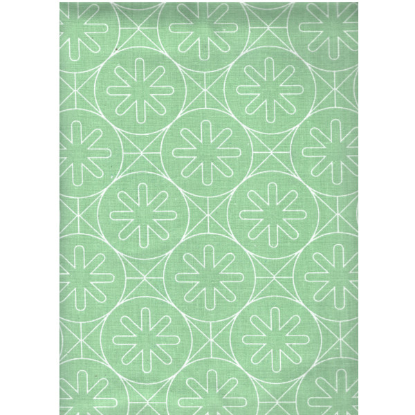 Фото - Простынь двуспальная Zastelli бязь Ажур зеленый 185х220 (19526)