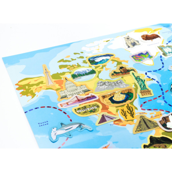 Фото - Настольная игра (5-7 лет) Умняшка Интересный мир (КП-006)