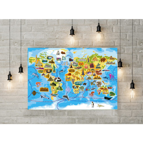 Фото - Настольная игра (5-7 лет) Умняшка Интересный мир (КП-006)