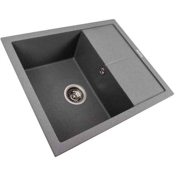 Фото - Мойка кухонная VALESO 5850 REYNA матовая Серый муссон
