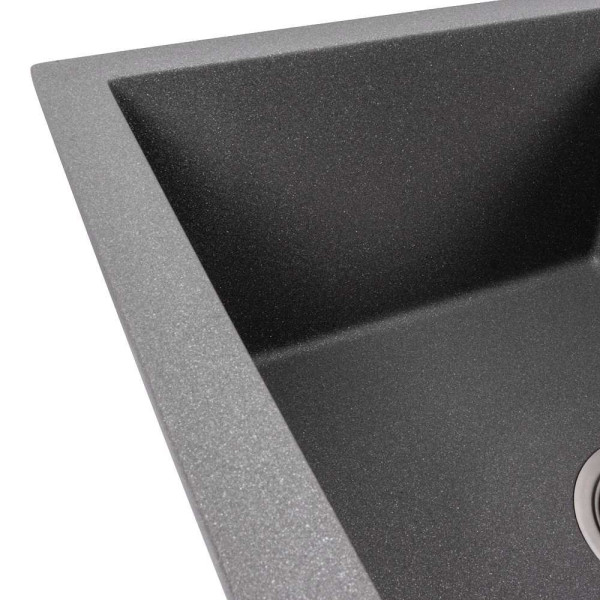 Фото - Мойка кухонная VALESO 5850 REYNA матовая Серый муссон