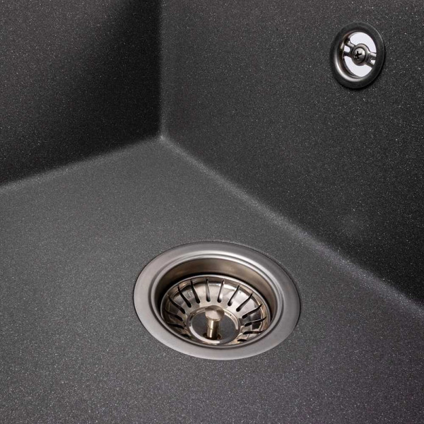 Фото - Мойка кухонная VALESO 5850 REYNA матовая Серый муссон