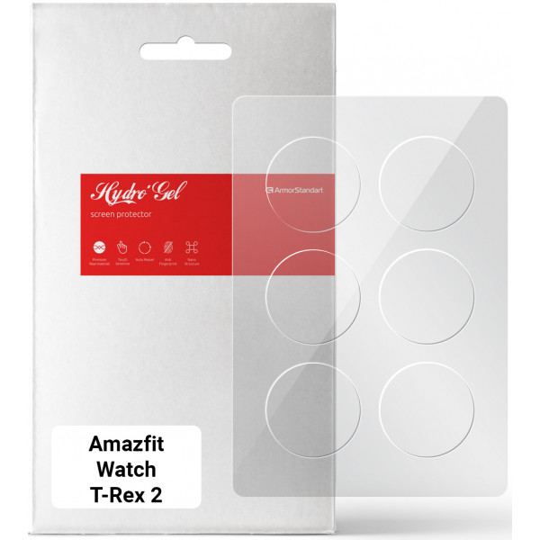 Фото - Защитная пленка для смарт-часов Armorstandart Amazfit Watch T-Rex 2 6 шт. (ARM65223)