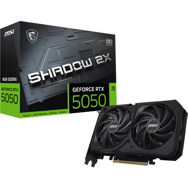 Фото - Видеокарта MSI NVIDIA GeForce RTX 5050 8G SHADOW 2 X OC