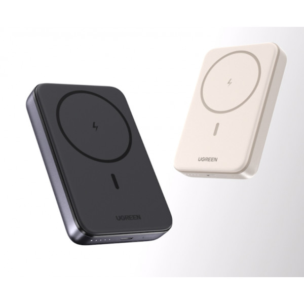 Фото - Батарея мобильная UGREEN PB561 10000mAh 20W Magnetic Wireless Beige
