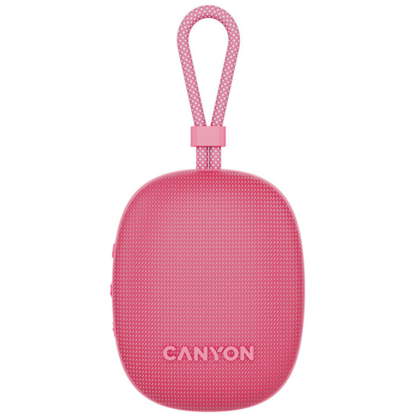Фото - Портативная акустика Canyon OnMove 12 IPX7 TWS 5W Pink (CNE-CBTSP12PK)
