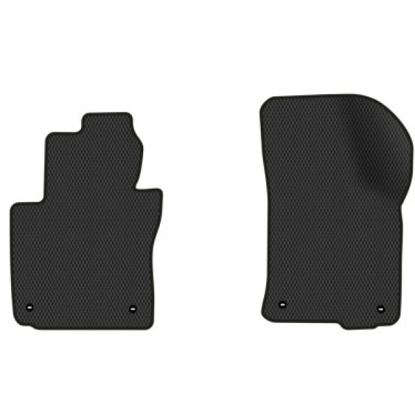 Фото - Коврики из экокожи в салон авто передние EVAtech для Octavia A5 (MT, 8 clips) Skoda 2004-2013 2 поколение Combi EU (SK12158AB2TL4BBB)