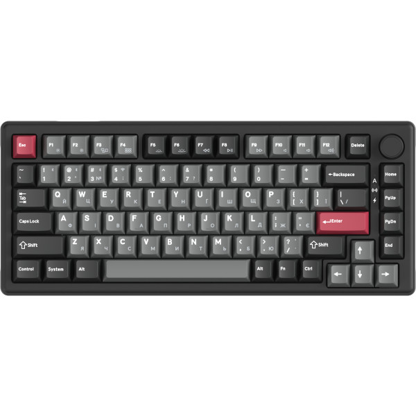 Фото - Клавиатура беспроводная игровая GamePro Asgard Yord Keychron Super Black (MK266BK)