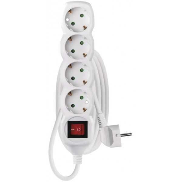 Фото - Сетевой фильтр EMOS P1421, 4 розетки, 1,4м.