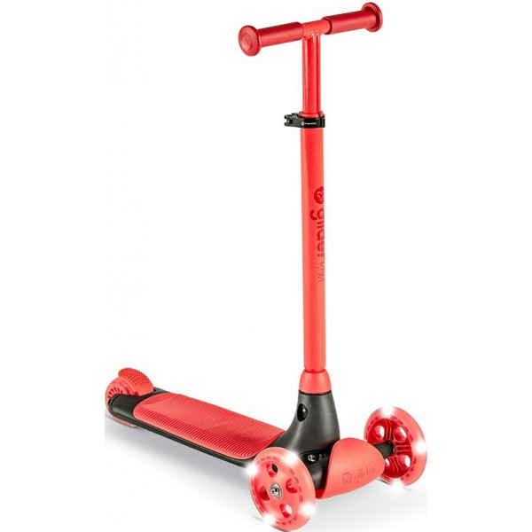 Фото - Трёхколёсный самокат YVolution YGlider Kiwi Красный (Y101258)