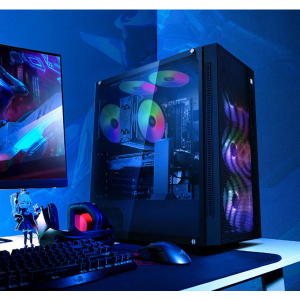 Фото - Корпус Deepcool Matrexx 55 Mesh ADD-RGB 4F Black (DP-ATX-MATREXX55-MESH-AR-4F)