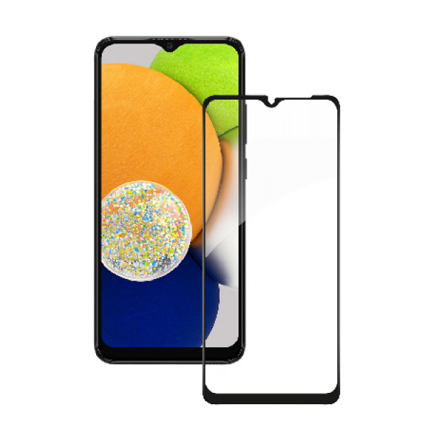 Фото - Защитное стекло для смартфона ACCLAB Full Glue for Samsung A03 Black (1283126521621)