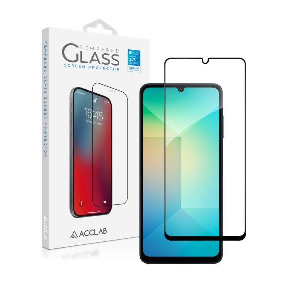 Фото - Защитное стекло для смартфона ACCLAB Full Glue for Samsung Galaxy A06 SM-A065 Black (1283126598814)
