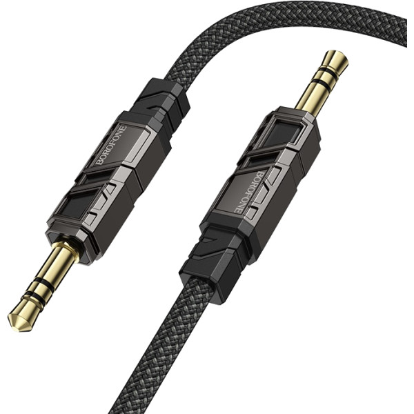 Фото - Кабель 3.5 мм - 3.5 мм BOROFONE BL22 Dignity audio cable AUX Black (6941991117725)