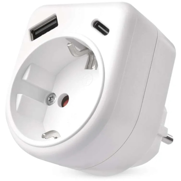 Фото - Сетевое зарядное устройство EMOS P0075 с 1xUSB-A 1xUSB-C