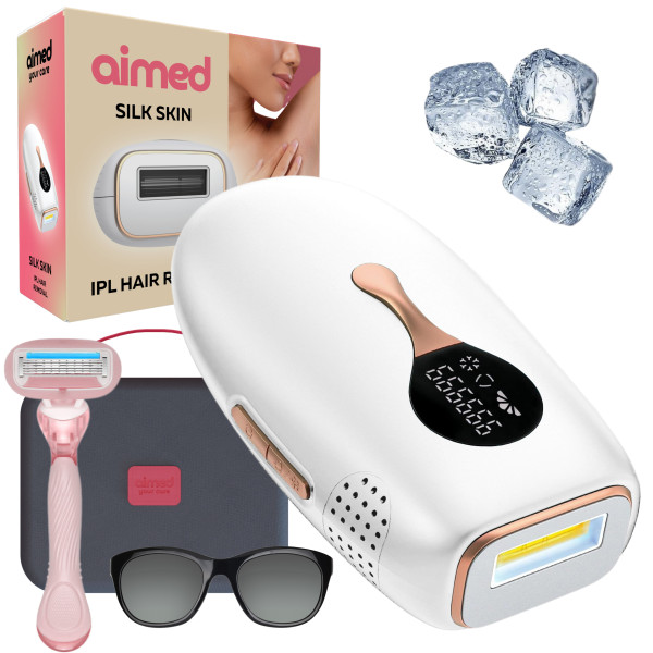 Фото - Фотоэпилятор AIMED Silk Skin PRO Ice Cooling IPL Intensed Pulse Light (AI-SilkProWh)