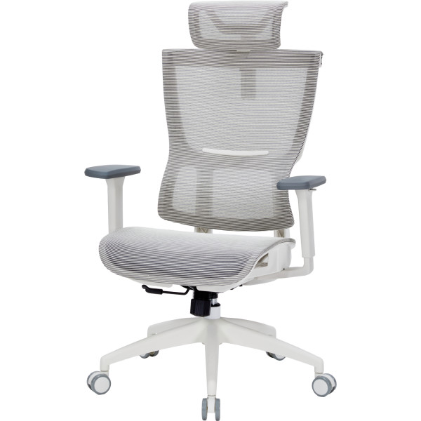 Фото - Кресло офисное OfficePro Elegant (OC660-W-DG-DG) White/Dark Gray
