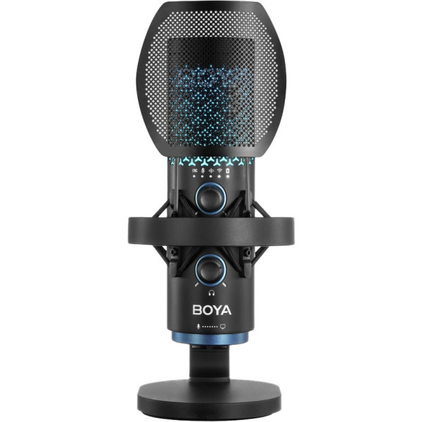 Фото - Микрофон для компьютера беспроводной Boya K5-02 RGB Black