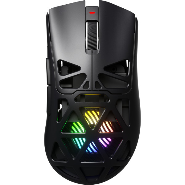 Фото - Мышь беспроводная игровая GamePro Genesis Spider Wireless/Bluetooth/USB PixArt PAW3311 Sensor Black (GM870B)