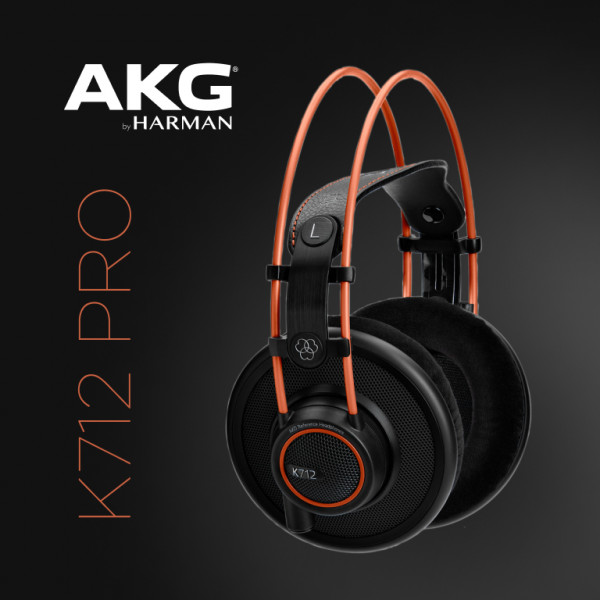 Фото - Наушники полноразмерные проводные AKG K712 Pro Black (2458X00140)