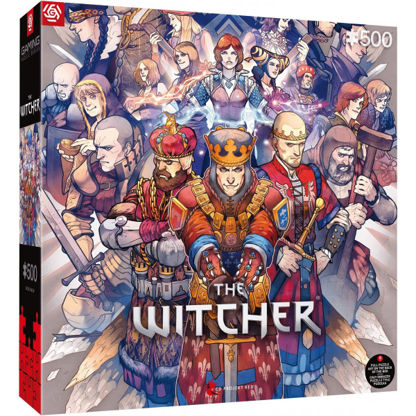 Фото - Пазлы картонные (8+) Good Loot The Witcher Northern Realms 500 шт. (5908305246756)