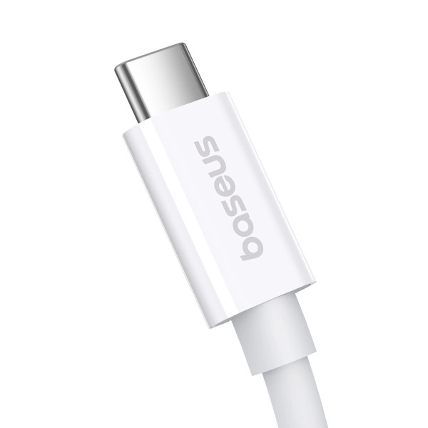 Фото - Кабель синхронизации данных Baseus Superior 2 USB4 Full-Function Fast Charging Cable USB-C to USB-C 240W Moon White (P10365200211-05)