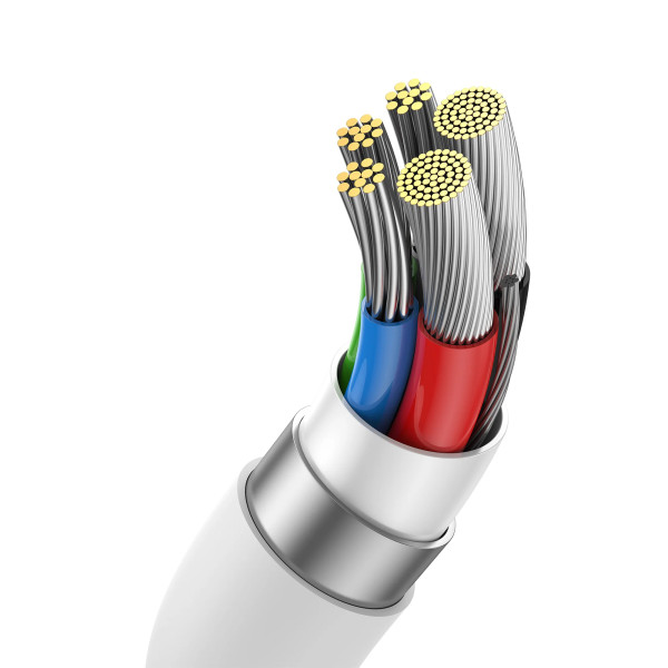 Фото - Кабель синхронизации данных Baseus Superior 2 USB4 Full-Function Fast Charging Cable USB-C to USB-C 240W Moon White (P10365200211-05)
