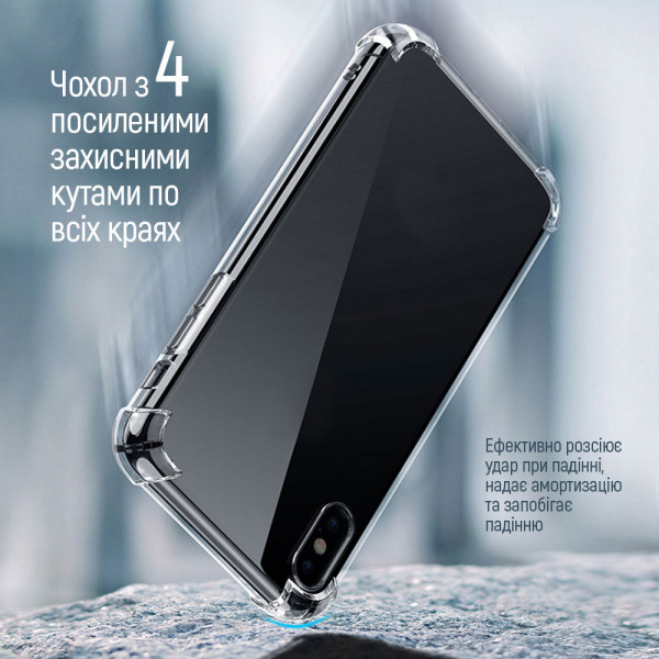 Фото - Микроповреждение - Чехол для смартфона Colorway TPU AntiShock Xiaomi Redmi Note 12 Pro 5G Clear (CW-CTASXRN12P5)