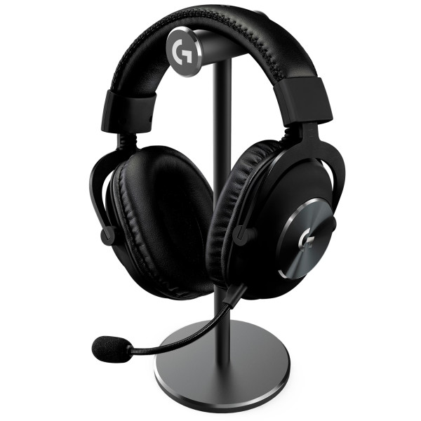 Фото - Уценка - Гарнитура проводная игровая Logitech G PRO X Gaming Headset Black USB Stand (991-000358)