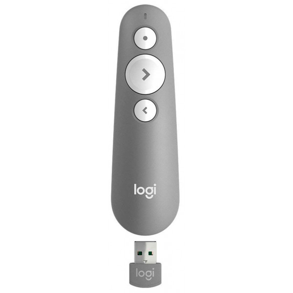 Презентер Logitech R500s Bluetooth Presentation Remote Mid Gray (910 ...