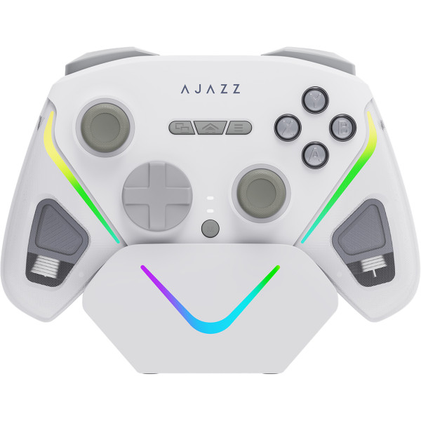 Фото - Геймпад Ajazz 2.4G/BT/USB RGB White (GP100S-W)