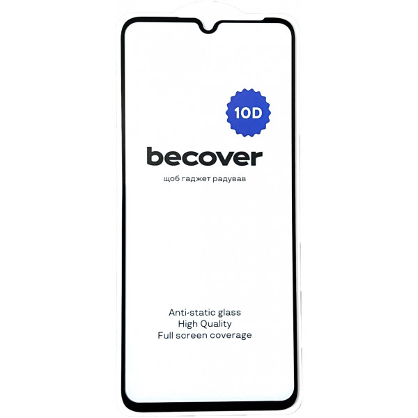 Фото - Защитное стекло для смартфона BeCover Poco C65 10D Black (711527)