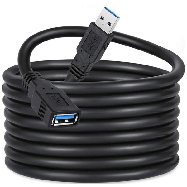 Фото - Кабель USB Type-A - USB Type-A Colorway USB 3.0 AM / AF 1.8m (CW-CBUF075-BK)