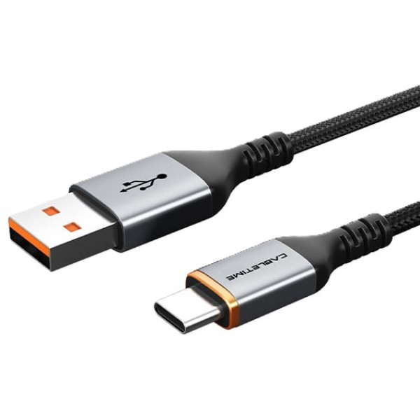 Фото - Кабель синхронизации данных Cabletime USB Type-C - USB (M/M) 2m Black (CA50L)