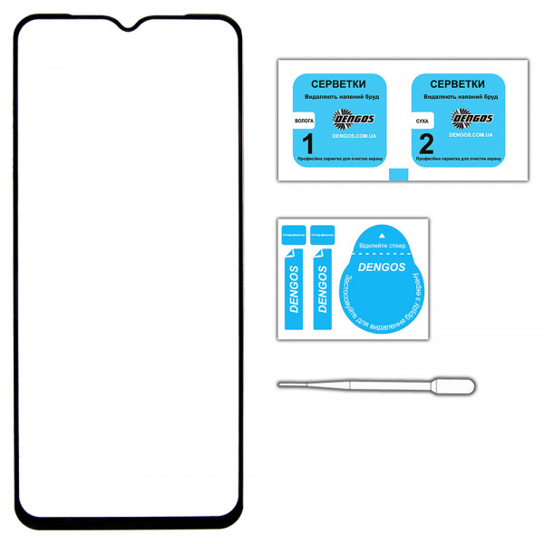 Фото - Защитное стекло для смартфона DENGOS for Apple iPhone 14 Plus Black Full Glue (TGFG-231)
