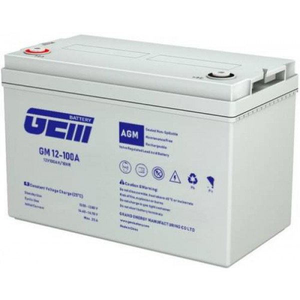 Фото - Аккумулятор для ИБП GEM BATTERY 12V (GM 12-100) Фото - Аккумулятор для ИБП GEM BATTERY 12V (GM 12-100)