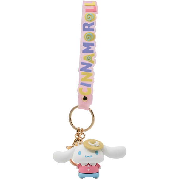 Фото - Брелок Hello Kitty 4 Сезоны Синаморол в соломенной шляпке (11574)