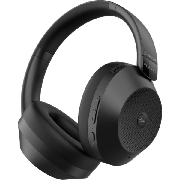 Фото - Наушники полноразмерные беспроводные Proove Player with ANC black (HPPY00010001)