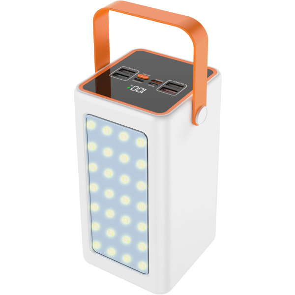 Фото - Батарея мобильная Y-Kryptone GT-72 LED Light 70000 mAh QC3.0 22.5W 66W Super Fast Charge White (YK-GT72L-WH)