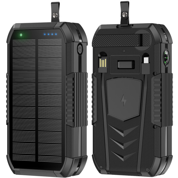 Фото - Батарея мобильная Aura NRG-40SE ARM SOLAR 40000 mAh Wireless Dynamo charging Black (PBANRG40SEB)