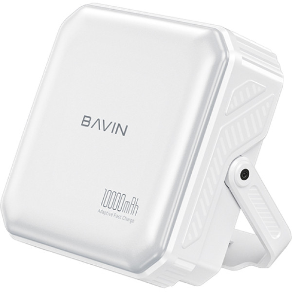 Фото - Батарея мобильная Bavin PC1172 10000 mAh SOLAR Led Lights White (Y-PC1172 WH)