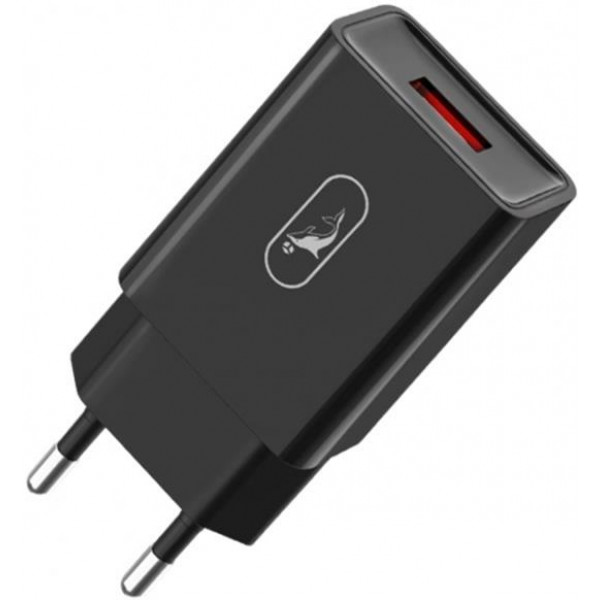 Фото - Сетевое зарядное устройство SkyDolphin SC36 1USB, 2.4A Black (SDMZP-000173)