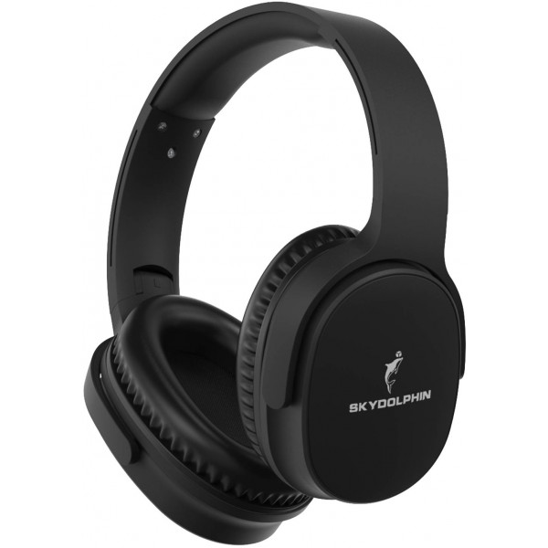 Фото - Наушники полноразмерные беспроводные SkyDolphin SL01 Black (SDBTE-000186)