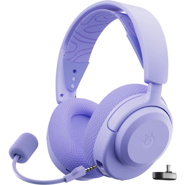 Фото - Гарнитура беспроводная игровая SteelSeries Arctis Nova 3X Wireless MultiPlatform/Xbox Lavender (61693)