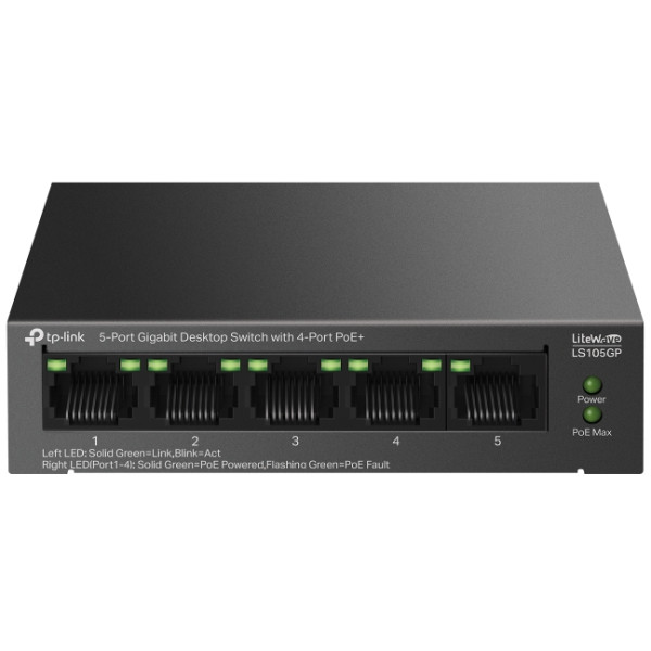 Фото - Коммутатор локальной сети (Switch) TP-Link LS105GP