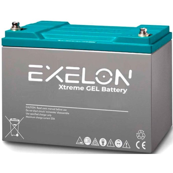 Фото - Аккумулятор для ИБП Exelon 100-12 GEL 12V 100 Ah (EXG100-12)