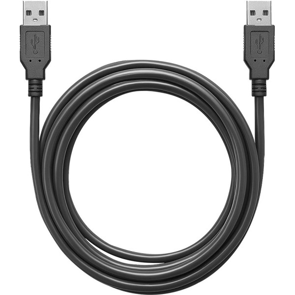 Фото - Кабель USB type A - USB type A Colorway USB-А - USB-А (PVC) 1m (CW-CBUU071-BK)