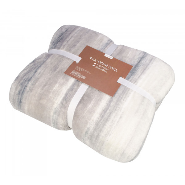 Фото - Плед полуторный Home Line Принт серый градиент (164490)