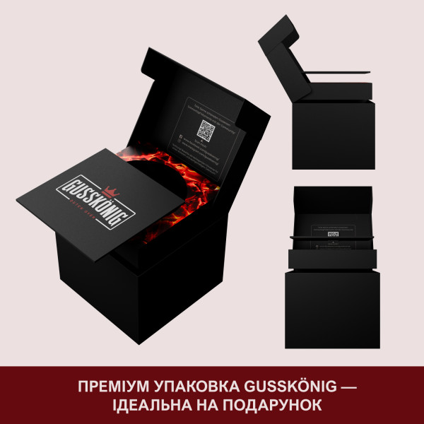 Фото - Набор посуды туристический Gusskoenig для запекания котел+крышка-пательная, подъемник 2в1 4.5 л (589819)